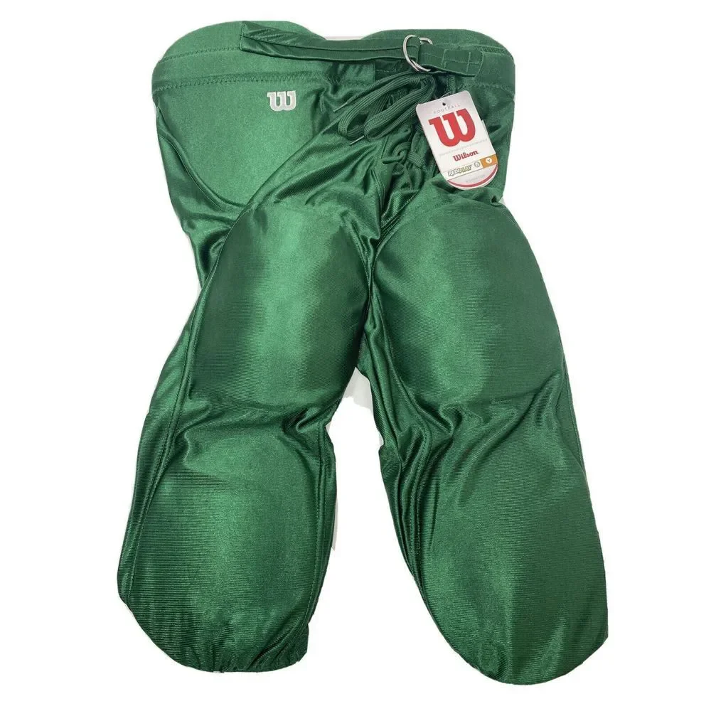 NWT Wilson Youth M Med Medium (26-28) Redi-Play Football Pants w/‎ Green